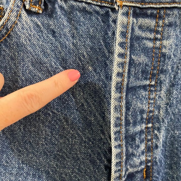 REVICE Button Fly Rigid Denim Straight Leg Jean 27 - Picture 8 of 8